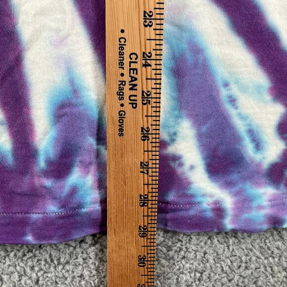 Vintage 1990s White Tara Purple Tie-Dye T-Shirt Not Fade Away Graphics sz XL - Picture 7 of 11
